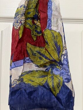 Anthropologie 100% silk scarf.